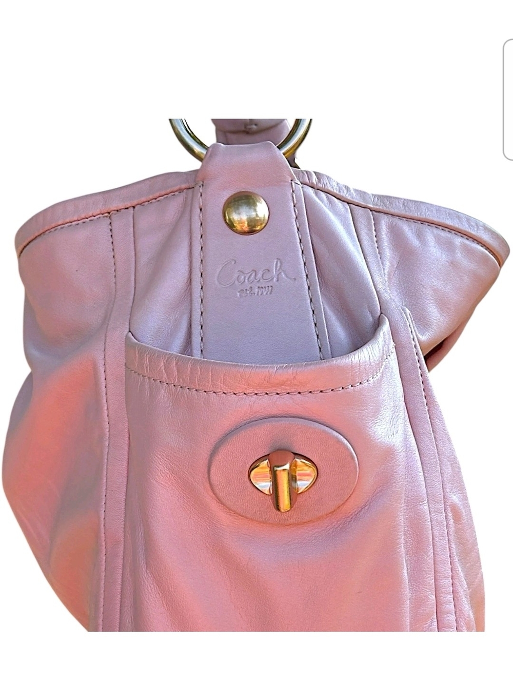 Coach PARK RARE NWOTS 2009 Pink W/Rosegold Hardware - Picture 4 of 12